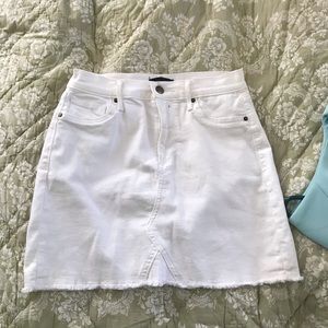 Bloomingdales White mini skirt